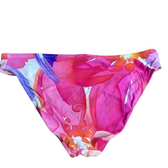 Mynah bikini bottom colorful watercolor design large vibrant artsy - Picture 5 of 5